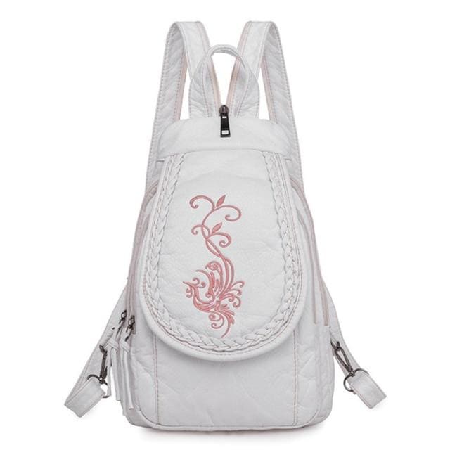 Petit Sac à Dos Femme Blanc-9 Sac a dos Femme
