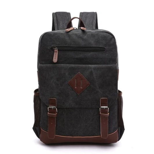 Sac Cartable Vintage Noir Sac a dos Femme