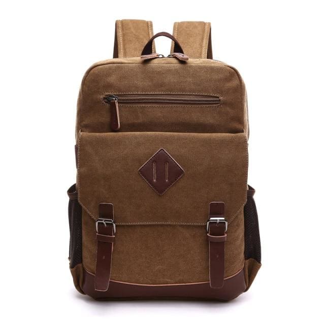 Sac Cartable Vintage Café Sac a dos Femme