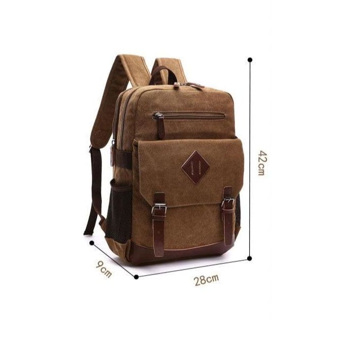 Sac Cartable Vintage Sac a dos Femme