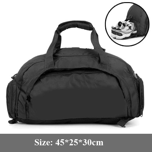 Sac De Sport Pour Hommes Noir Sac a dos Homme
