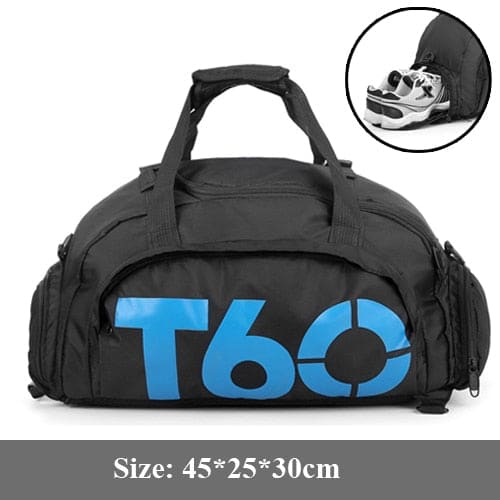 Sac De Sport Pour Hommes Noir Bleu Sac a dos Homme