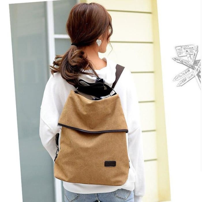 Sac En Toile Vintage Sac a dos Femme