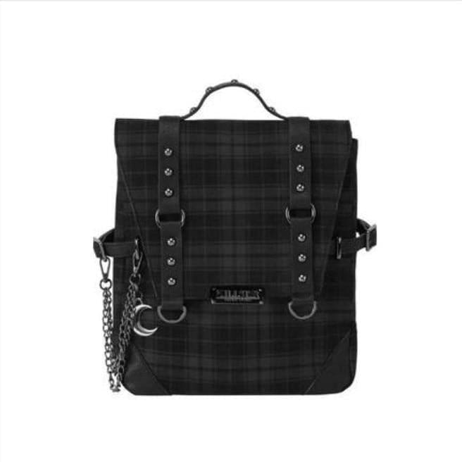 Sac Gothique a Carreaux Sac à dos Fille