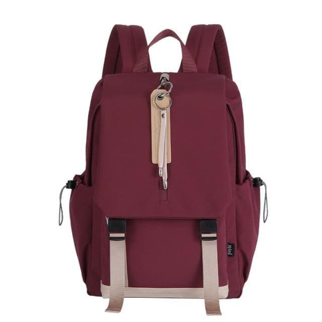 Sac Imperméable Femme Rouge 15 Pouces Sac a dos Femme