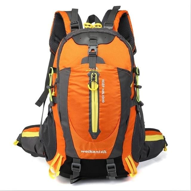 Sac Randonnée 40l Orange 40L Sac à dos de Voyage