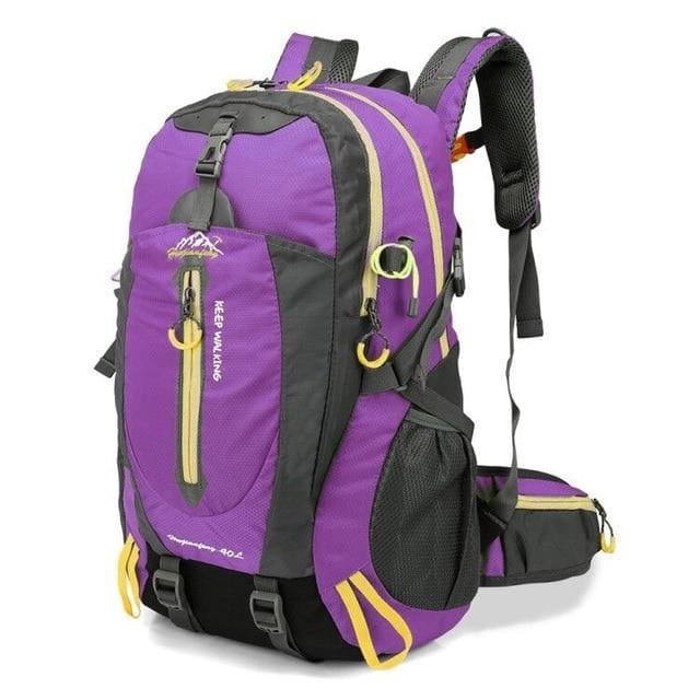 Sac Randonnée 40l Violet 40L Sac à dos de Voyage