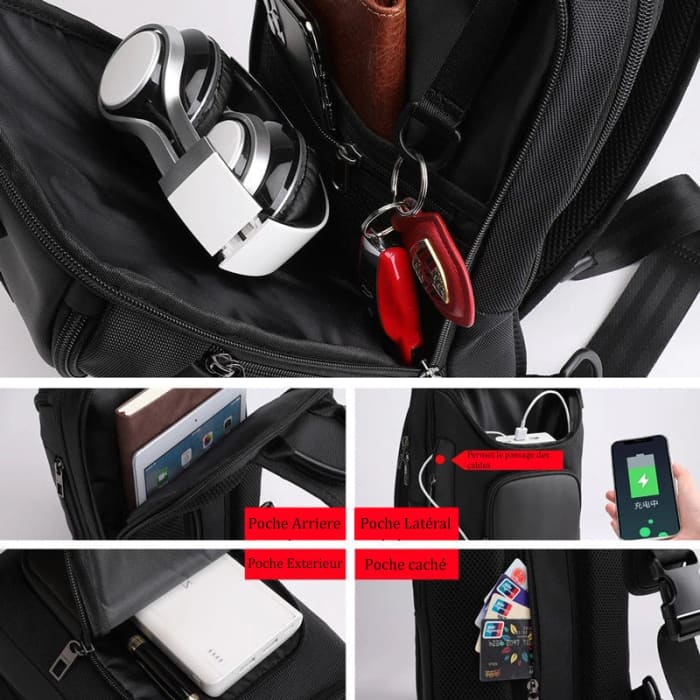 Sac à Bandoulière Homme Sac a dos Homme