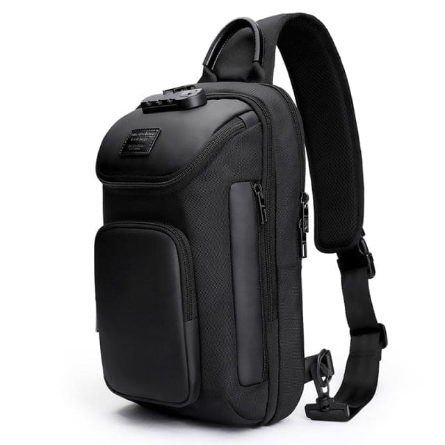 Sac à Bandoulière Homme Noir Sac a dos Homme