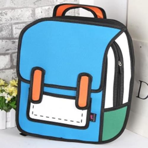 Sac a Dos 2d Bleu Sac a dos Garcon