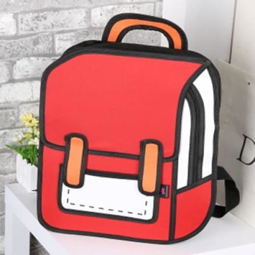Sac a Dos 2d Rouge Sac a dos Garcon