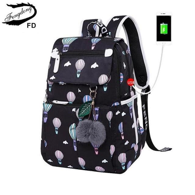 Sac à Dos Ado Fille Swag Ballon Sac à dos Fille