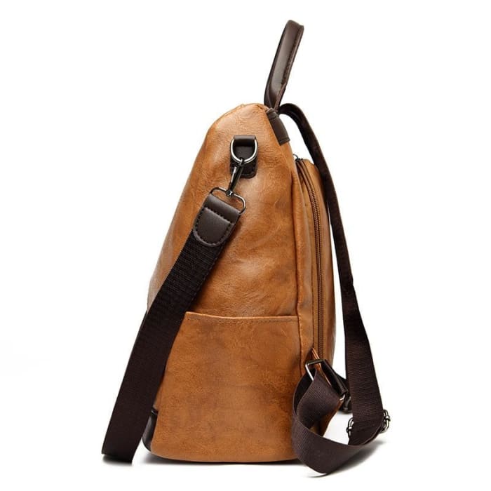 Sac à Dos Antivol En Cuir Pu Sac a dos Femme