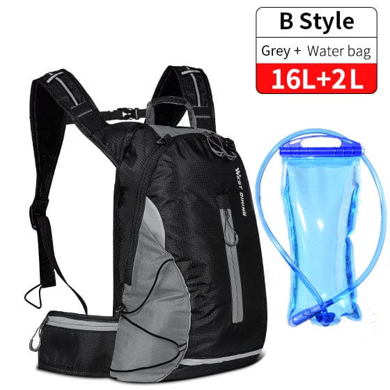 Sac a Dos Avec Poche a Eau Gris Sac à dos de Voyage