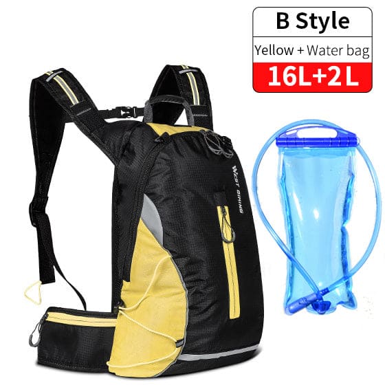 Sac a Dos Avec Poche a Eau Jaune Sac à dos de Voyage