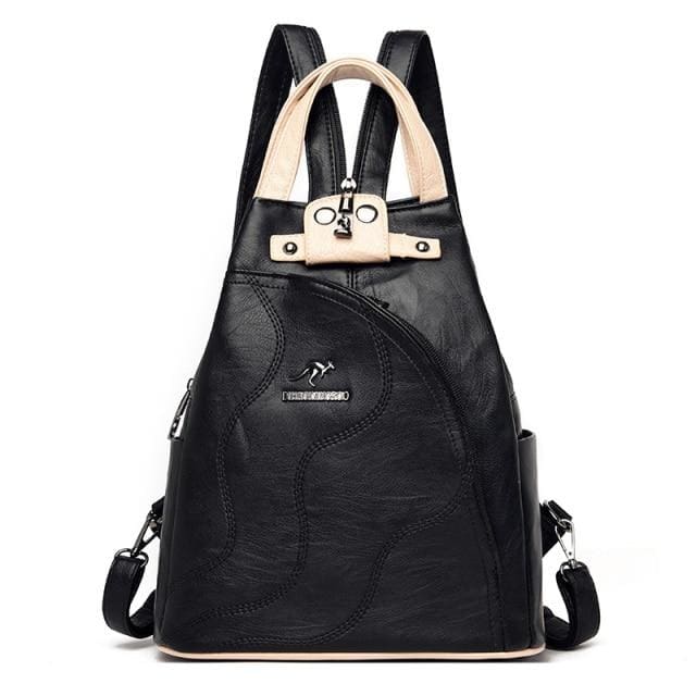 Sac à Dos Bandoulière Femme Noir Khaki Sac a dos Femme
