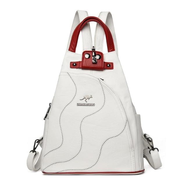 Sac à Dos Bandoulière Femme Blanc Sac a dos Femme