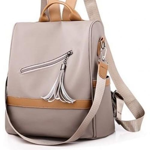 Sac à Dos Beige Femme 2 Sac a dos Femme