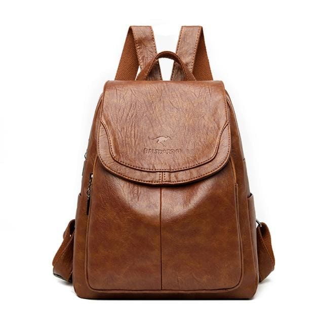 Sac a Dos Bleu Marine Brun Sac a dos Femme