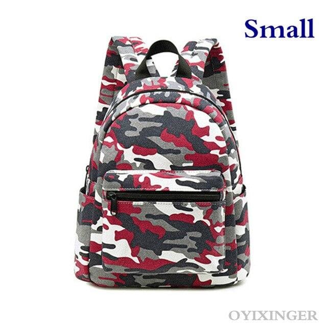 Sac à Dos Camouflage Rouge Small Sac a dos Garcon
