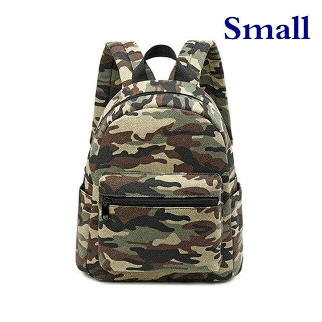 Sac à Dos Camouflage Vert Small Sac a dos Garcon