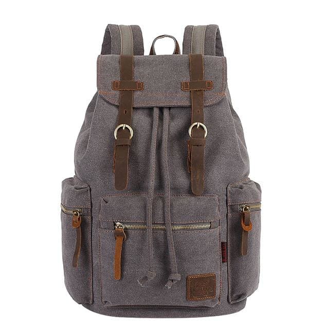 Sac a Dos Canvas Gris Sac a dos Homme