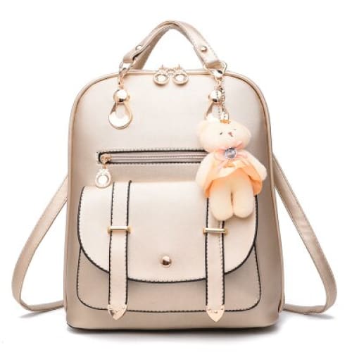 Sac à Dos Chic Beige Sac a dos Femme