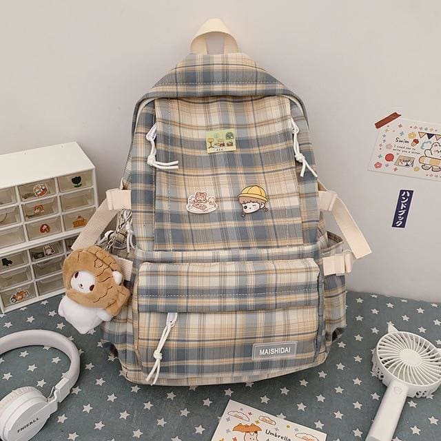 Sac à Dos Coréen Khaki Sac a dos Femme