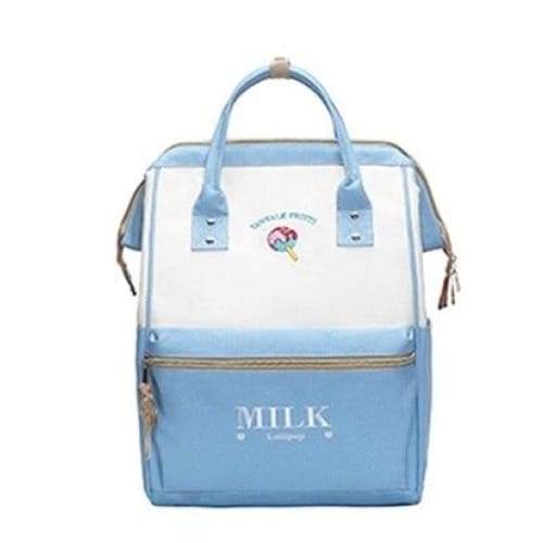 Sac a Dos De Voyage Mignon Femme Bleu Clair Sac a dos Femme