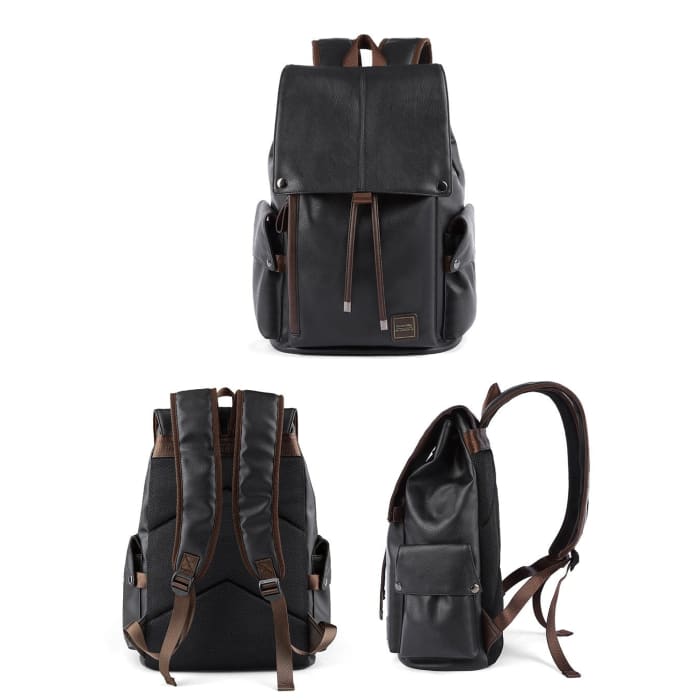 Sac à Dos De Voyage Simili Cuir Homme Sac a dos Homme