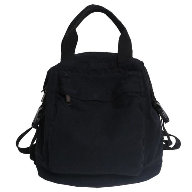 Sac à Dos En Toile Pour Femme Noir Sac a dos Femme