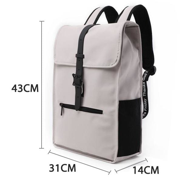 Sac à Dos Ergonomique Femme Blanc 43X31X14cm Sac a dos Femme