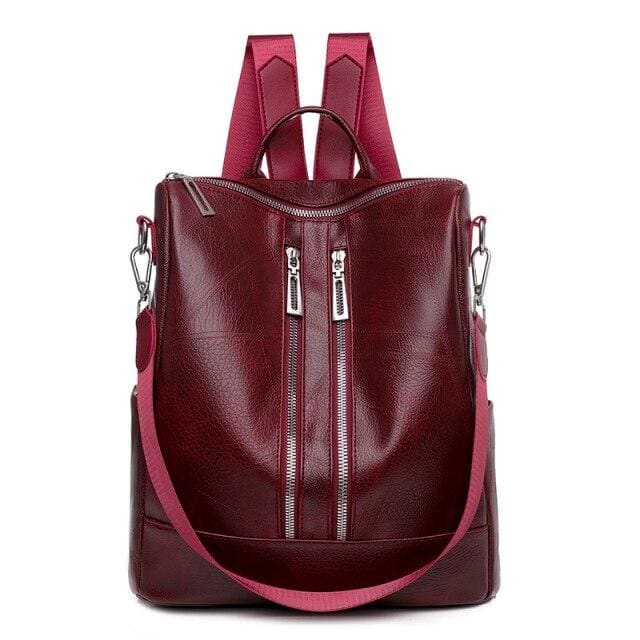 Sac à Dos Femme Blanc Rouge Sac a dos Femme