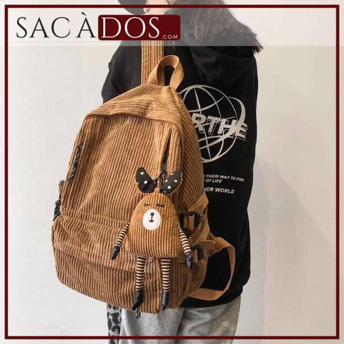 Sac a Dos Femme Brun Sac a dos Femme