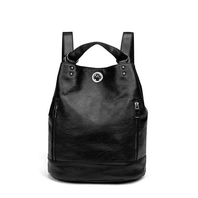 Sac à Dos Femme Camel Noir 35cmX29cmX18cm Sac a dos Femme