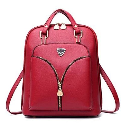 Sac à Dos Femme D'affaire Rouge Sac a dos Femme