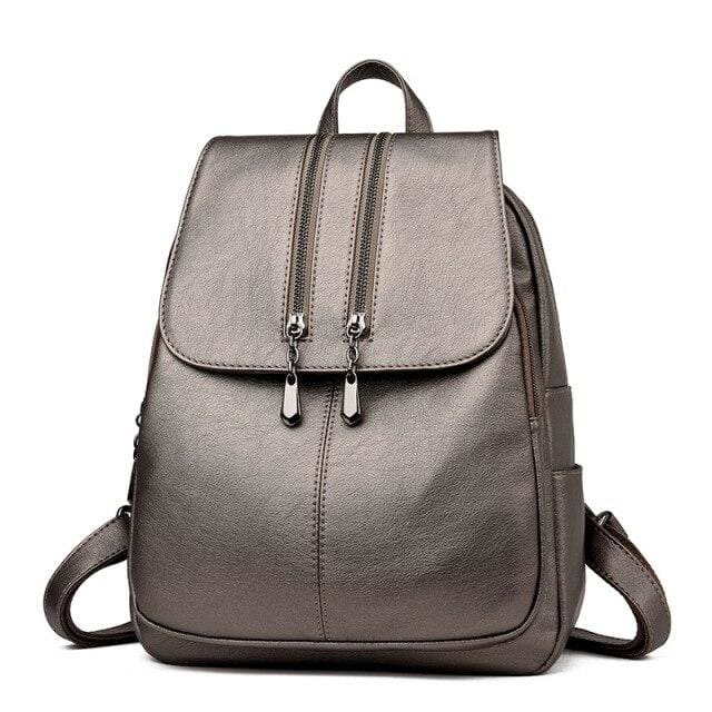 Sac a Dos Femme Elegant Argent Sac a dos Femme