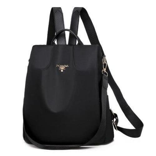 Sac a Dos Femme Fermeture Cachée Noir Sac a dos Femme