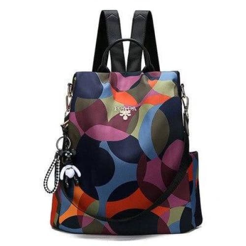 Sac a Dos Femme Fermeture Cachée Camouflage Sac a dos Femme