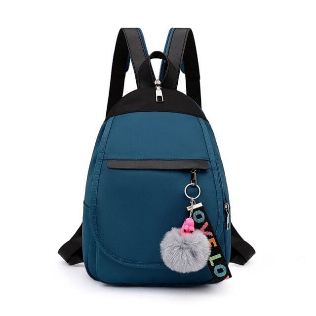 Sac à Dos Femme Fermeture Eclair Bleu Sac a dos Femme