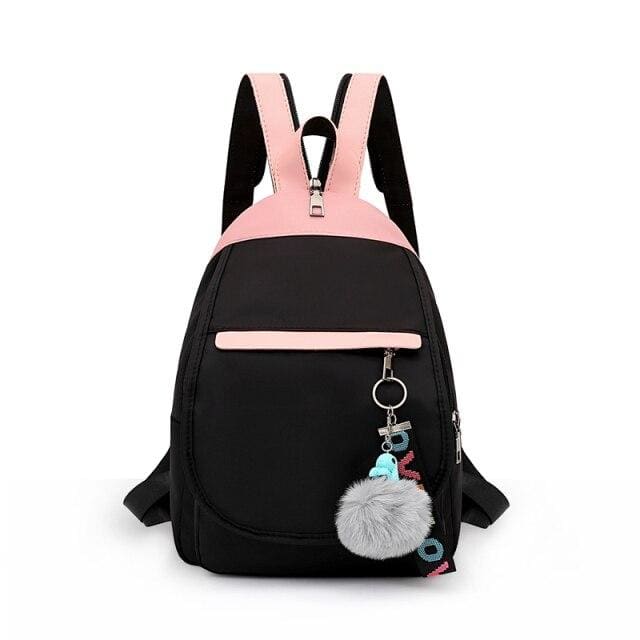 Sac à Dos Femme Fermeture Eclair Noir Sac a dos Femme