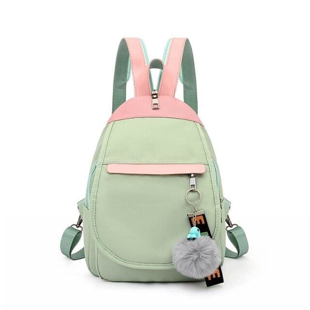 Sac à Dos Femme Fermeture Eclair Vert Sac a dos Femme