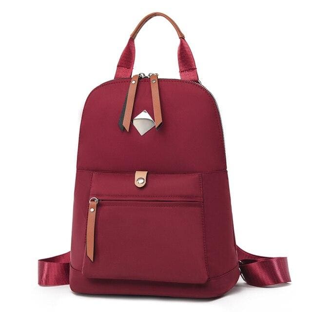 Sac a Dos Femme Rose Poudré Rouge Sac a dos Femme