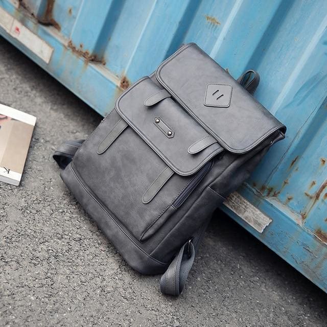 Sac à Dos Femme Style Vintage Gris Sac a dos Femme