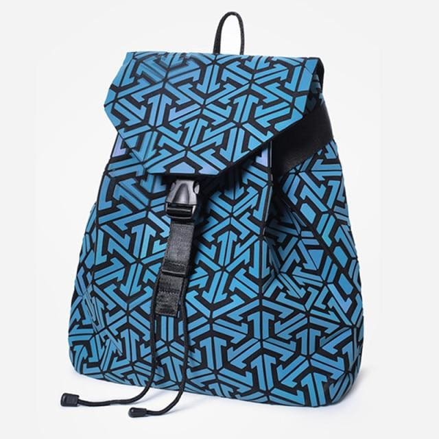 Sac a Dos Holographique Grand Bleu Sac a dos Femme