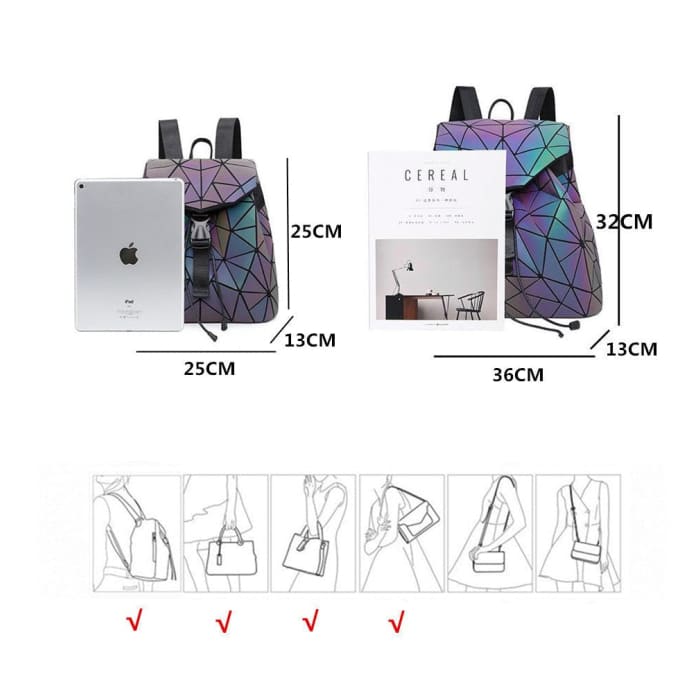 Sac a Dos Holographique Sac a dos Femme