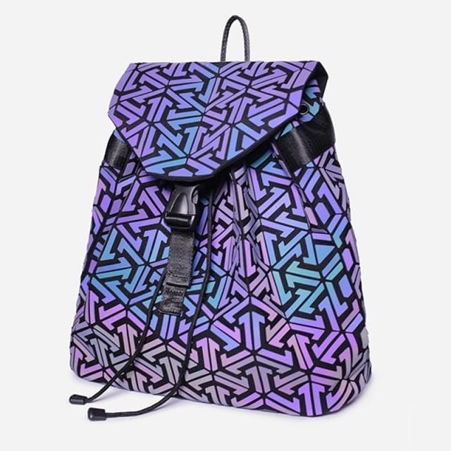 Sac a Dos Holographique Grand Violet Sac a dos Femme