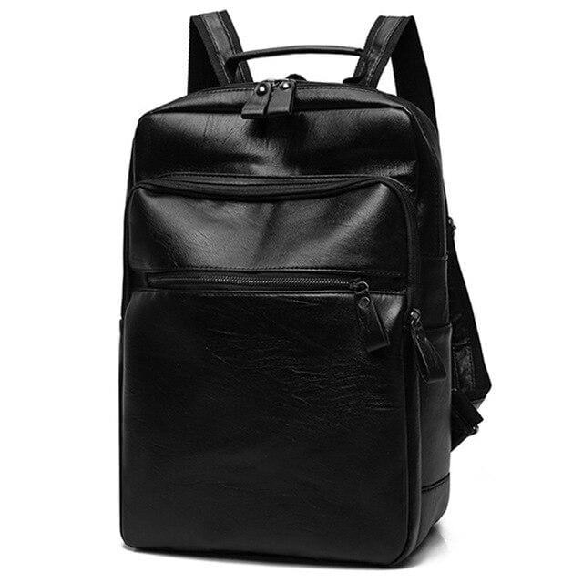 Sac a Dos Homme Effet Cuir Noir Sac a dos Homme