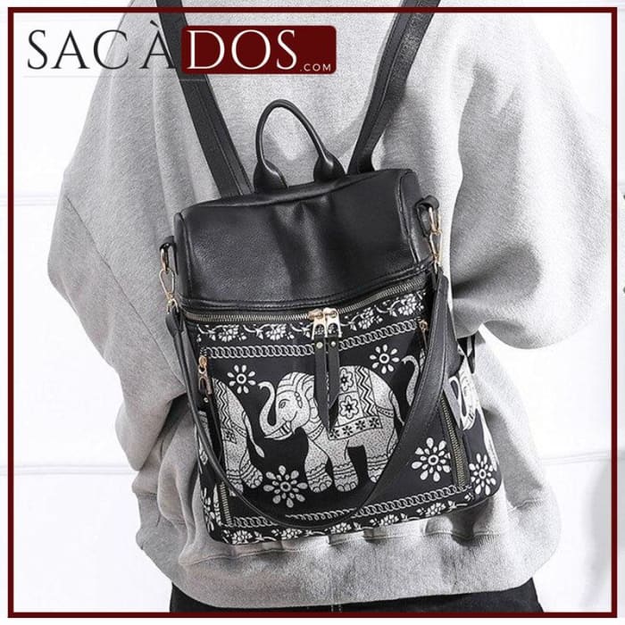 Sac à Dos Imprimé Elephant