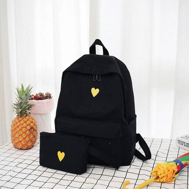 Sac a Dos Jaune Noir Sac a dos Femme